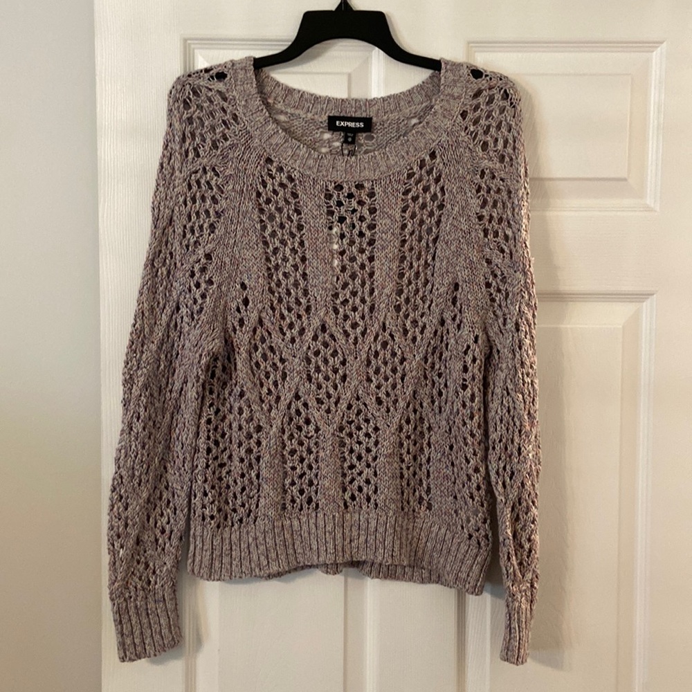 Express size XS sweater long sleeves brand new with tag length 22” bust 32”